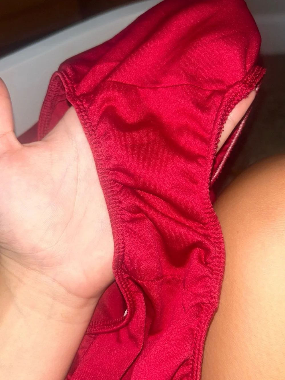 Red Nike shorts!